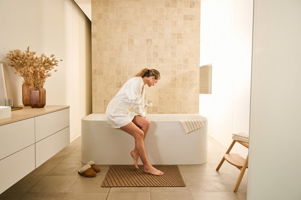 WaterHog® Dégradé Kameel – Droog- en schoonloopmat - 55 x 85 cm