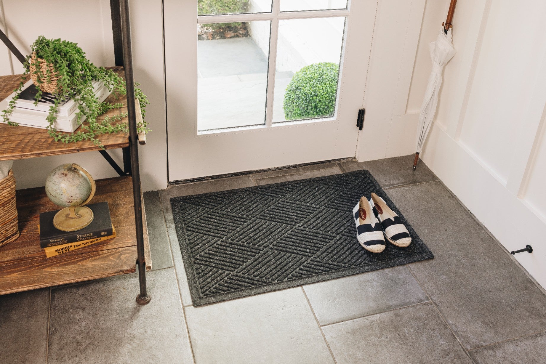 WaterHog® Diamond Antraciet – Droog- en schoonloopmat