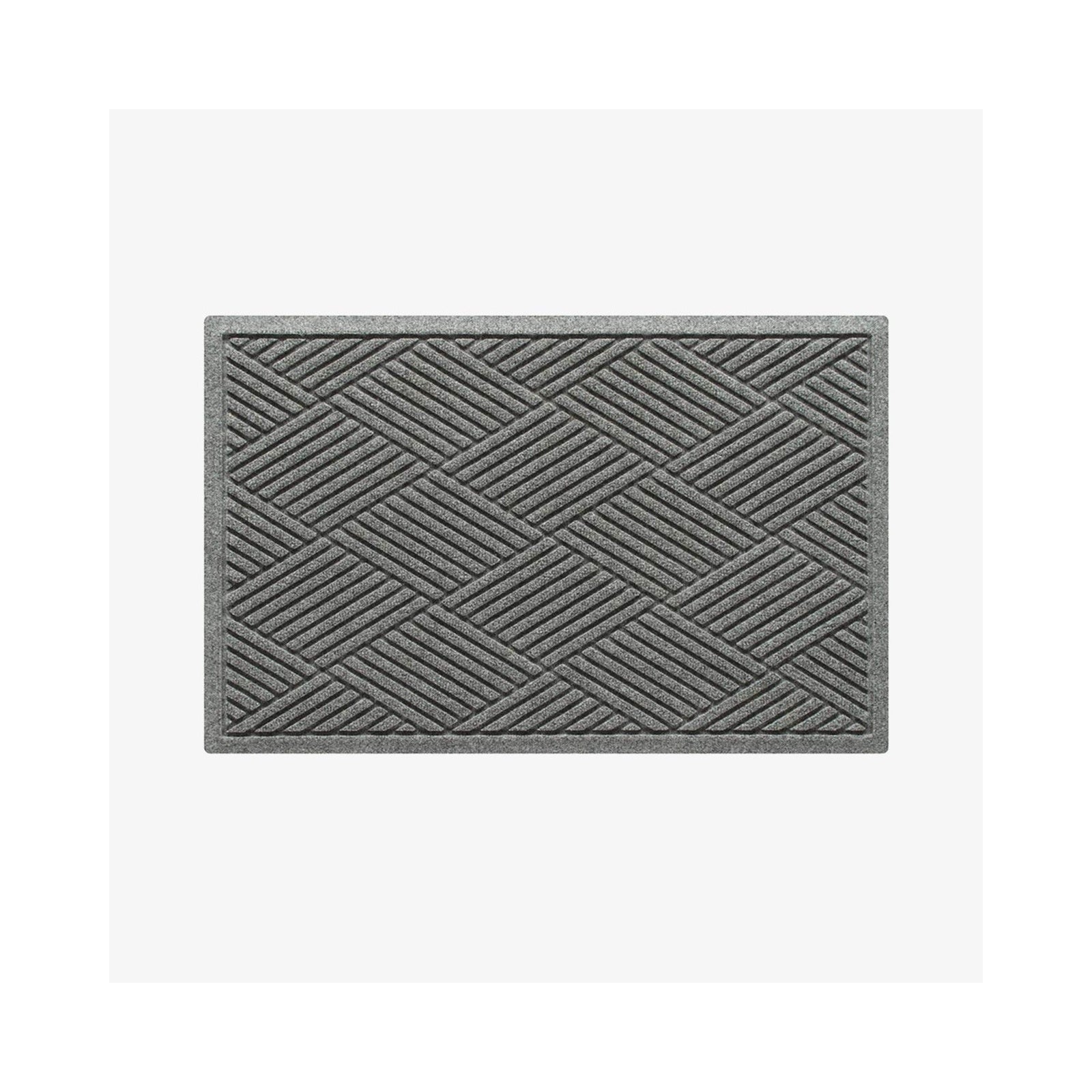 WaterHog® Diamond Grijs – Droog- en schoonloopmat