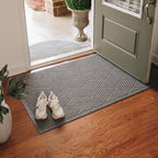 WaterHog® Diamond Grijs – Droog- en schoonloopmat