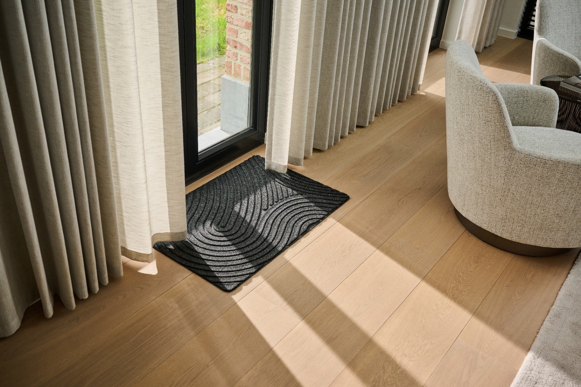 WaterHog® Fingerprint Antraciet – Droog- en schoonloopmat - 55 x 85 cm