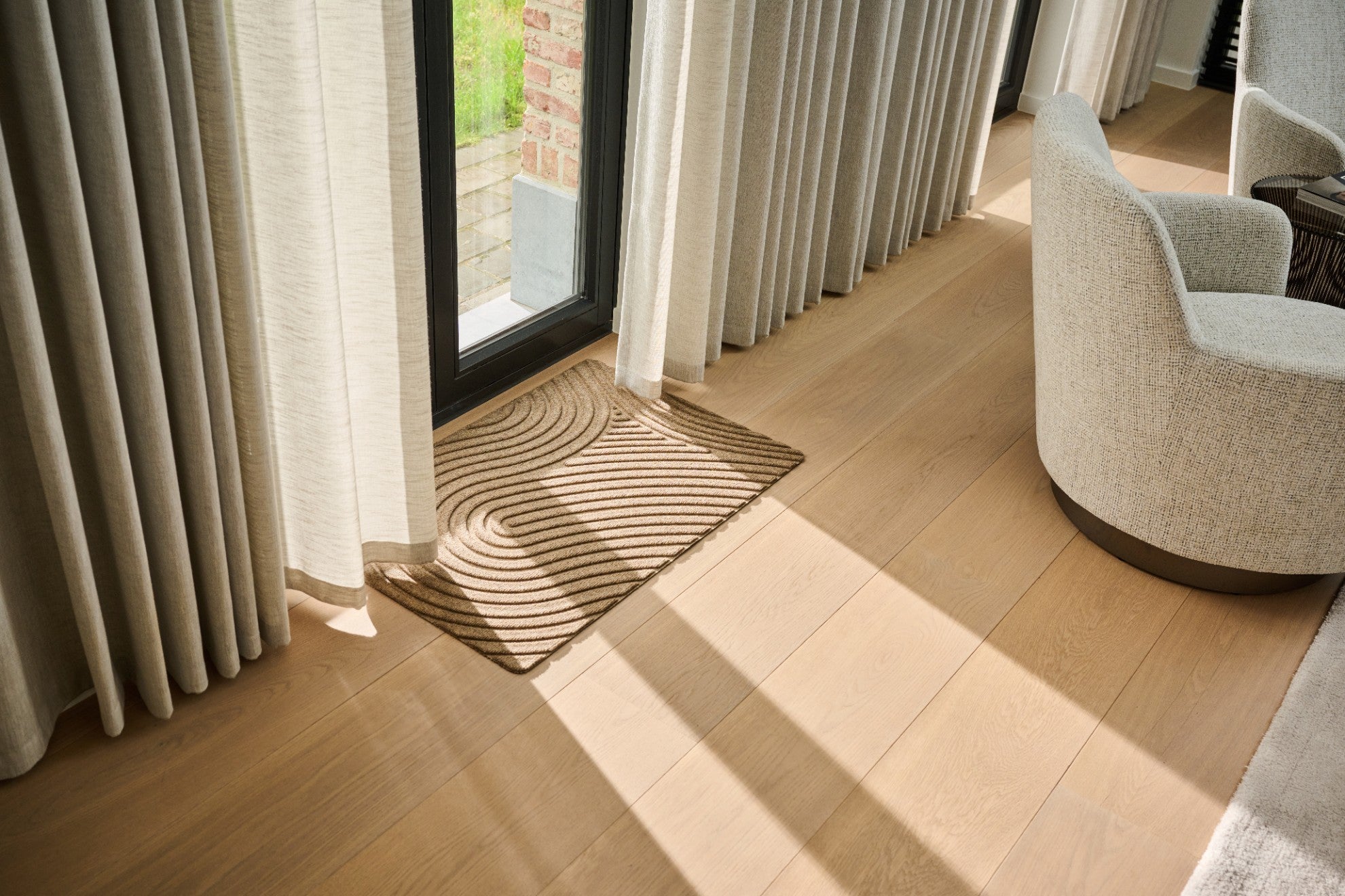 WaterHog® Fingerprint Kameel – Droog- en schoonloopmat - 55 x 85 cm