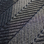 WaterHog® Herringbone Antraciet – Droog- en schoonloopmat