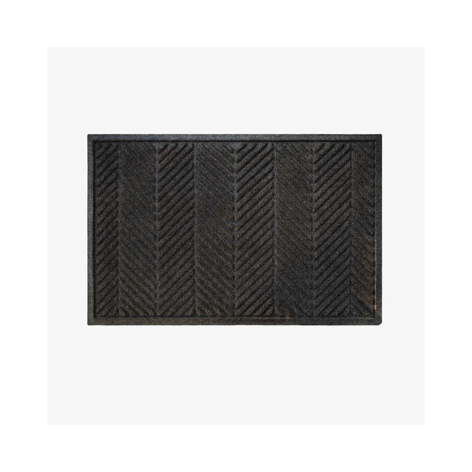 WaterHog® Herringbone Antraciet – Droog- en schoonloopmat