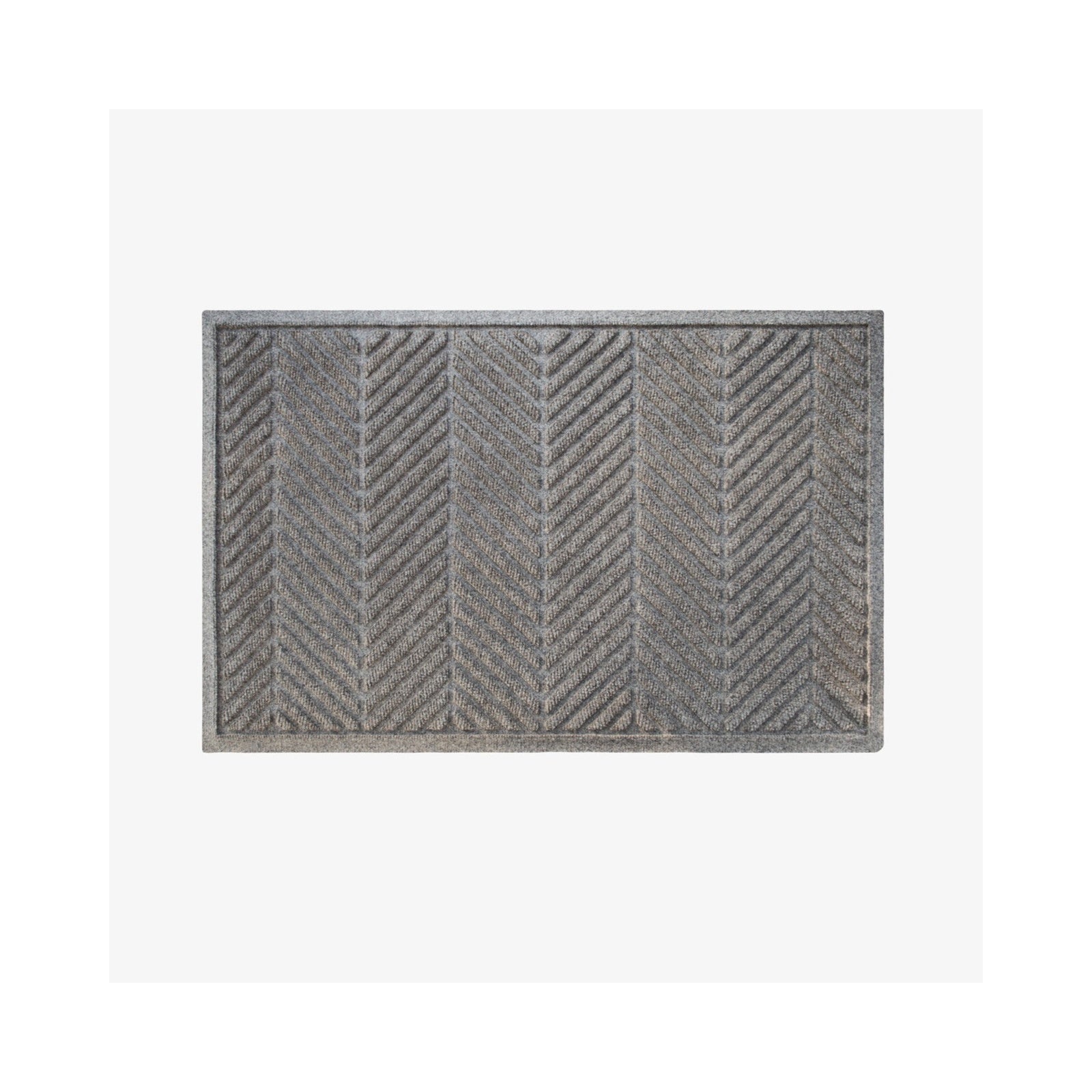 WaterHog® Herringbone Grijs – Droog- en schoonloopmat