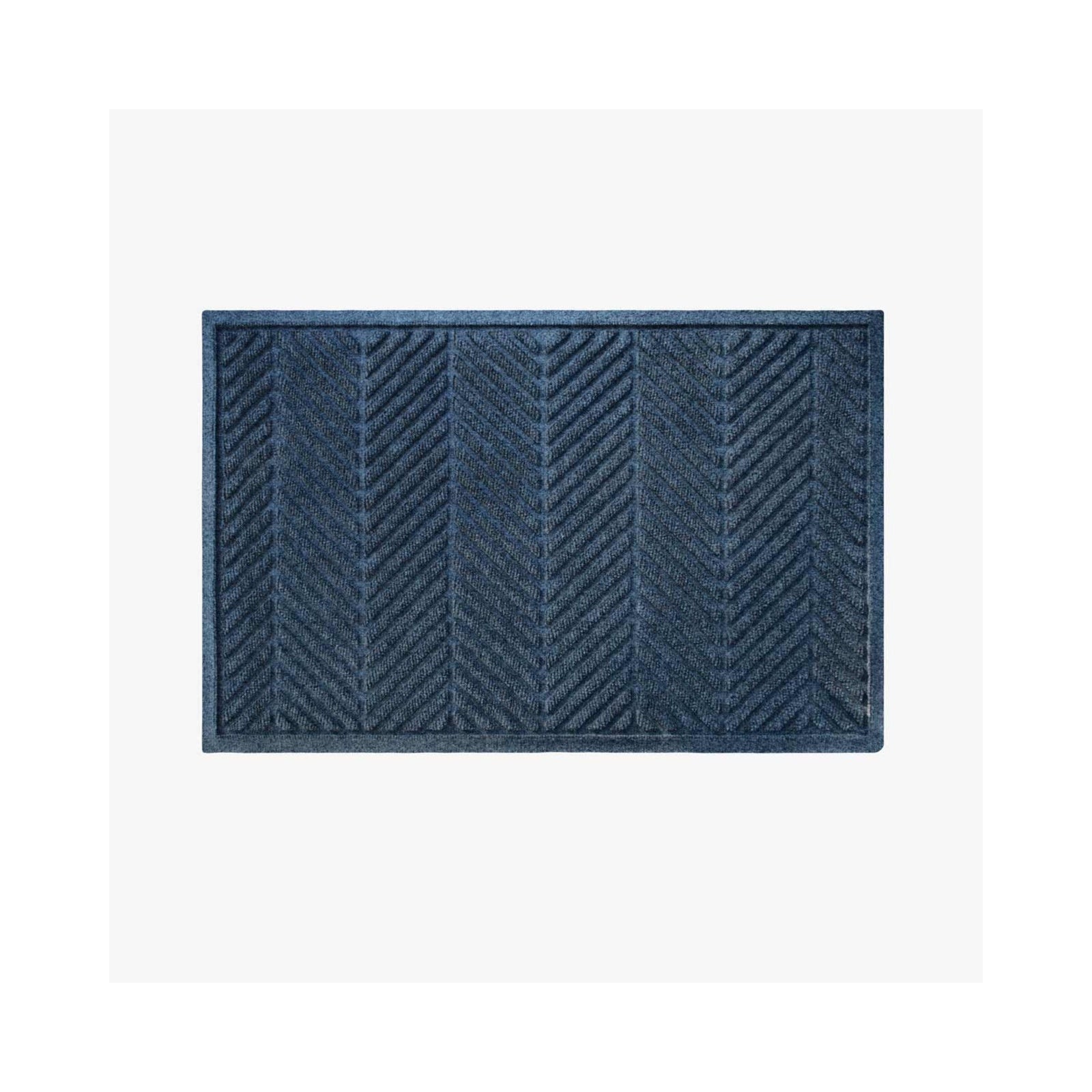 WaterHog® Herringbone Marine Blauw – Droog- en schoonloopmat
