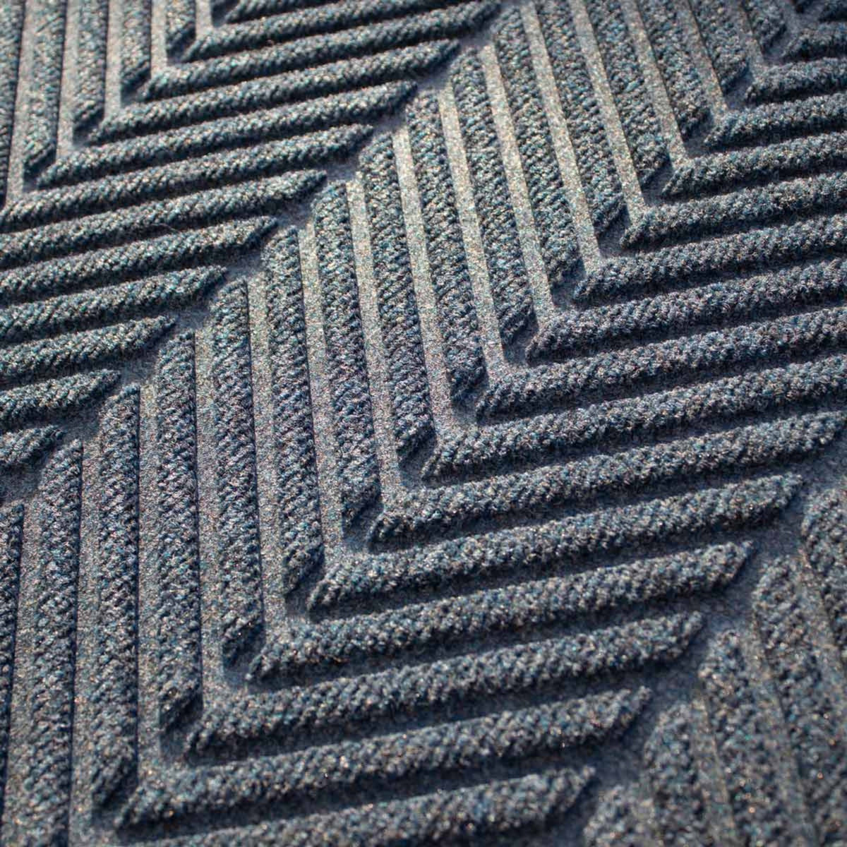 WaterHog® Herringbone Marine Blauw – Droog- en schoonloopmat