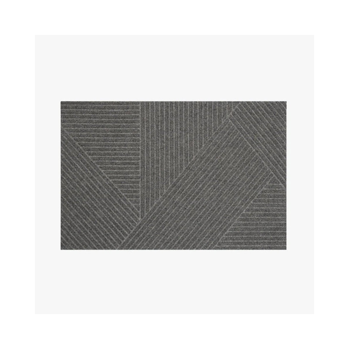 WaterHog® Pyramide Grijs – Droog- en schoonloopmat - 55 x 85 cm