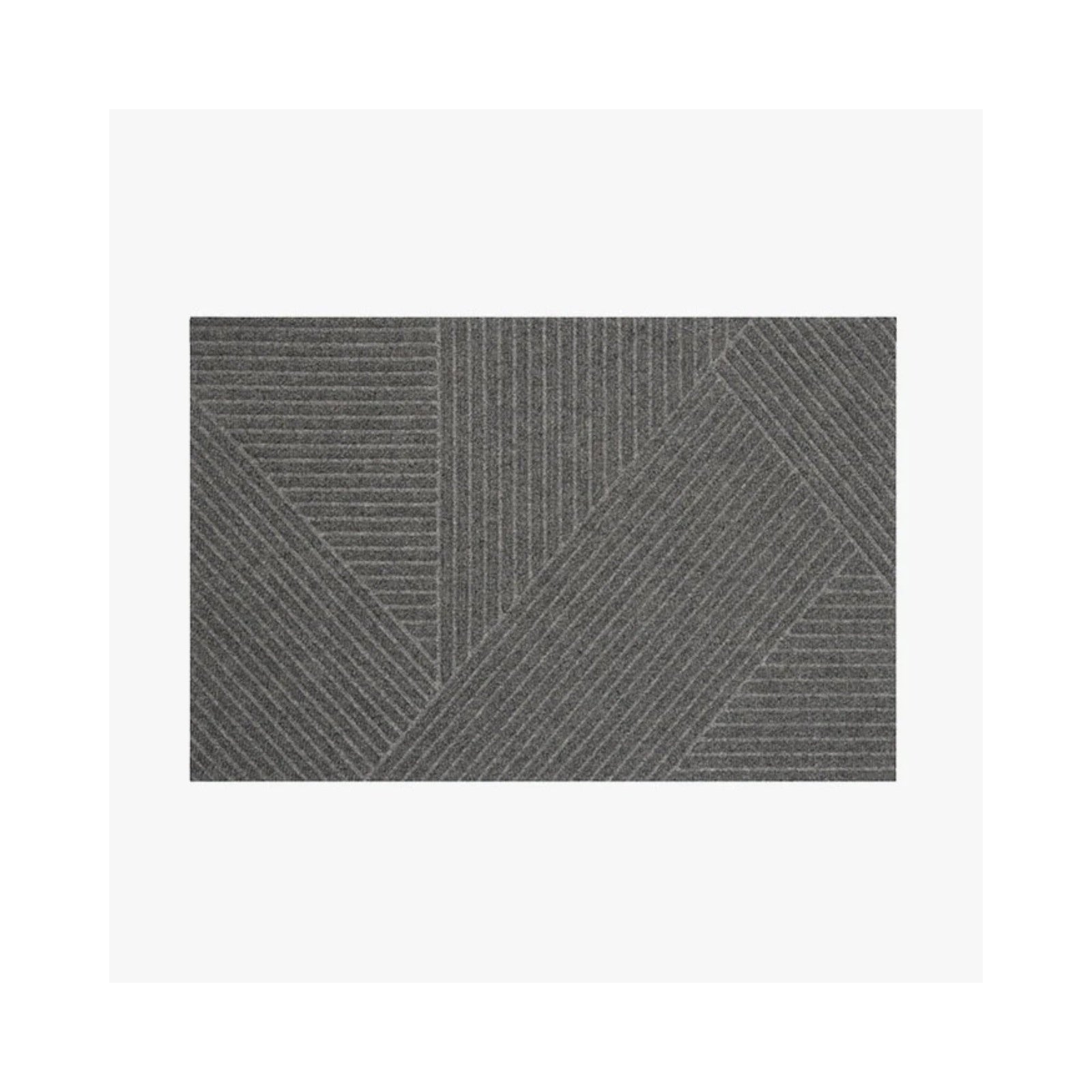 WaterHog® Pyramide Grijs – Droog- en schoonloopmat - 55 x 85 cm