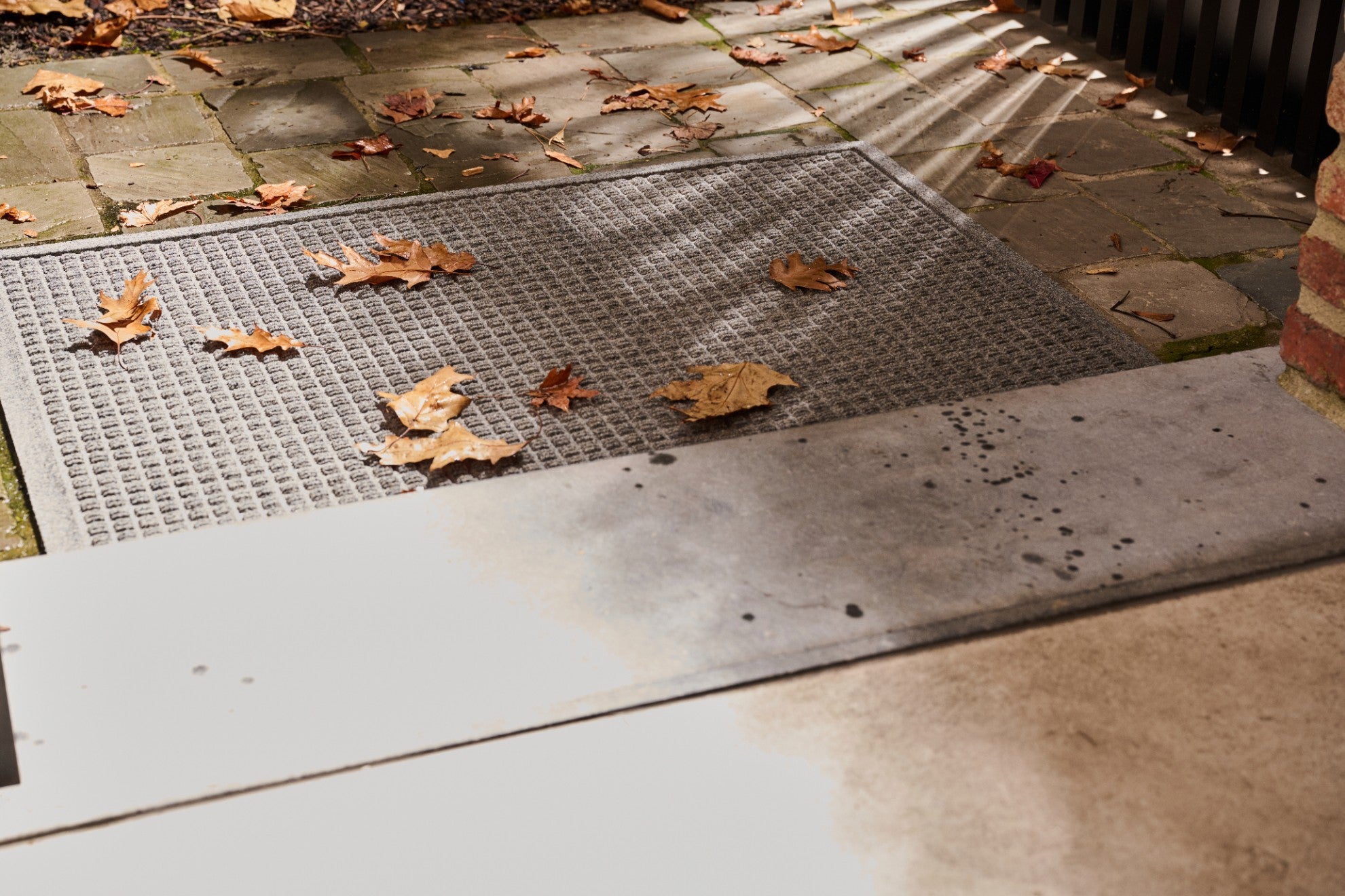 WaterHog® Square Grijs – Droog- en schoonloopmat