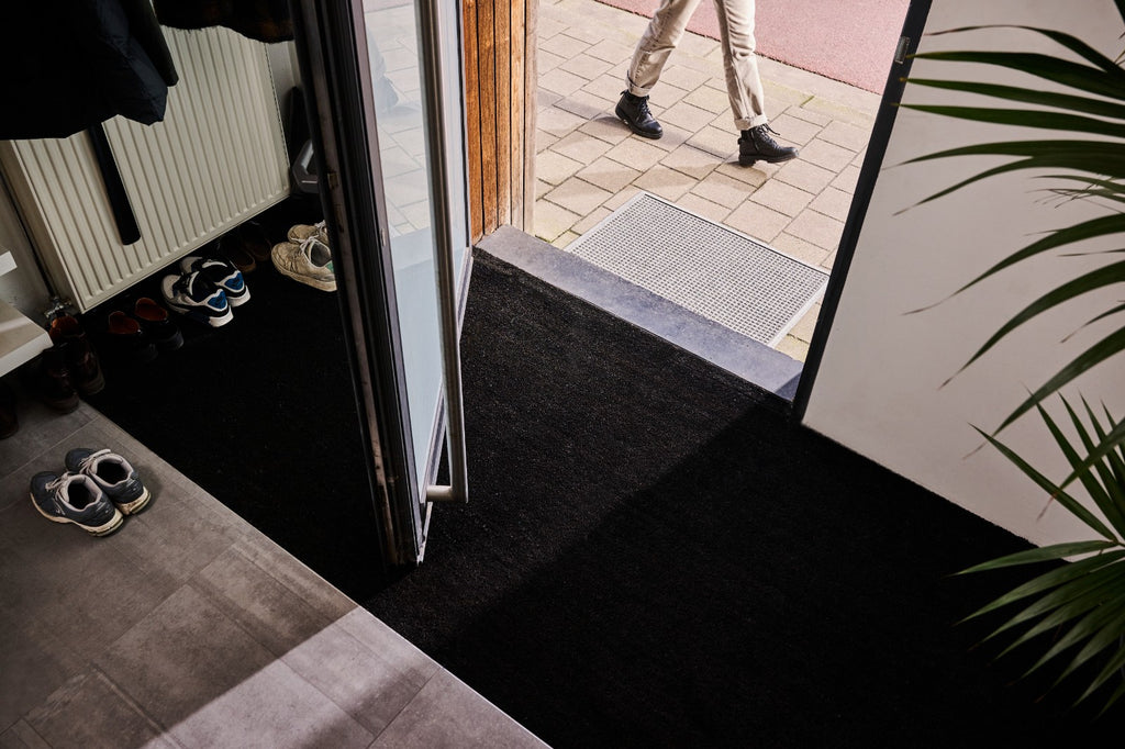 WaterHog® Square Grijs – Droog- en schoonloopmat